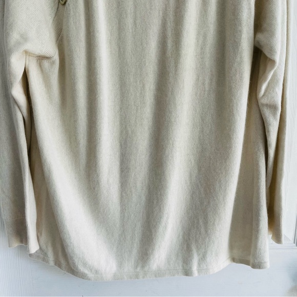 J. McLaughlin Ivory Knit Sweater Angora Wool Blend XL - Picture 11 of 11